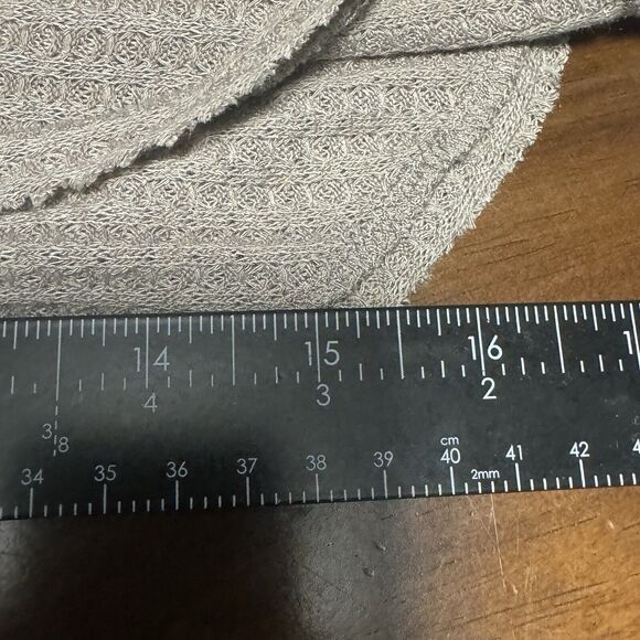 Mittoshop Cardigan Womens S/M Brown Button Front Long Sleeve Side Slit - Picture 16 of 16